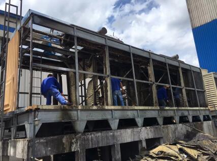 冷却塔填料如何换？